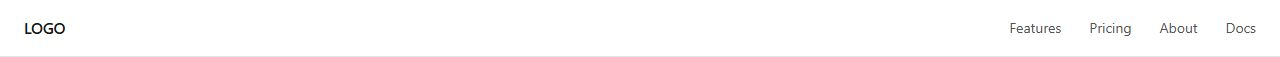 Navigation bar, navigation section template