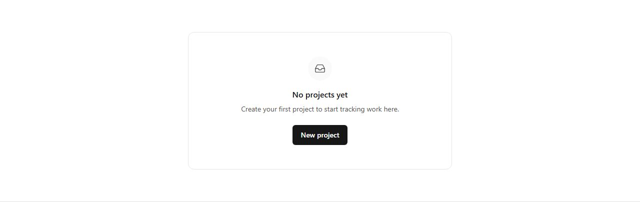 Empty state widget, production-ready section template